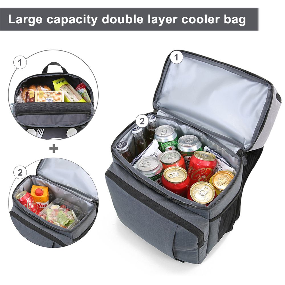 Soft Cooler Bag Travel Lunch Backpack High Quality SK25033